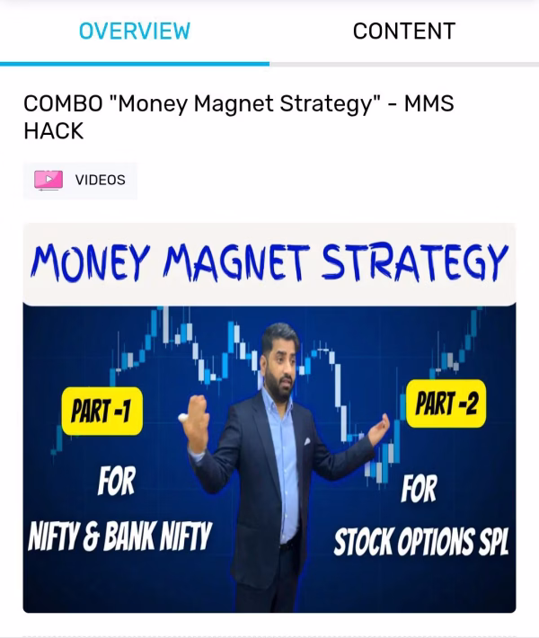 Trade with Tarun Course - Combo Money Magnet Strategy - MMS Hack