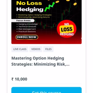 No Loss Hedging - Mastering Option Hedging Strategies : Minimizing Risk Maximising Returns