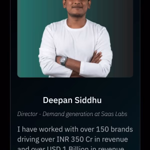 Learn Performance Marketing Course by Dippan Siddhu