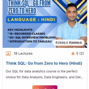 Think SQL - Go From Zero to Hero