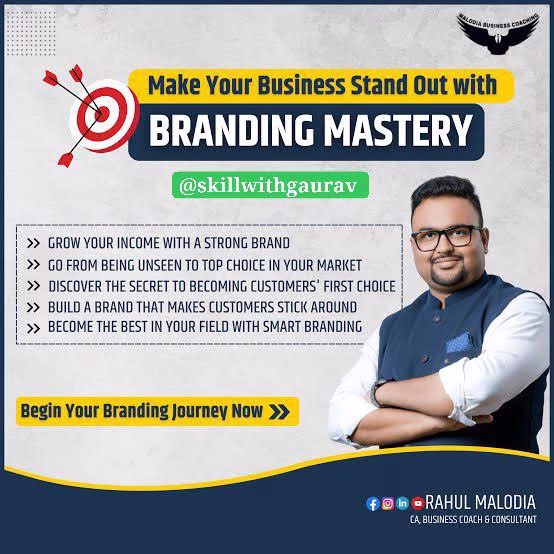 Brandings mastery Rahul malodia course