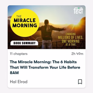 THE MIRACLE MORNING: THE 6 HABITS THAT WILL TRANSFORM YOUR LIFE BEFORE 8 am
