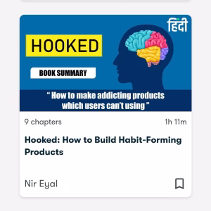 HOOKED:HOW TO BUILD HABIT-FORMING PRODUCT