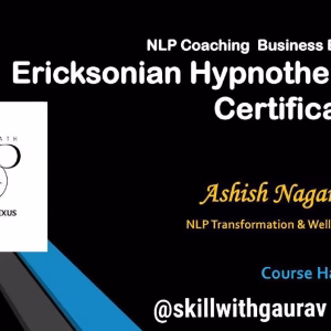 NLP Coaching Business Blueprint Ericksonian Hypnotherapy Certification