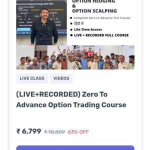 Trade with Vikas Course - Zero to Advance Option Trading Course