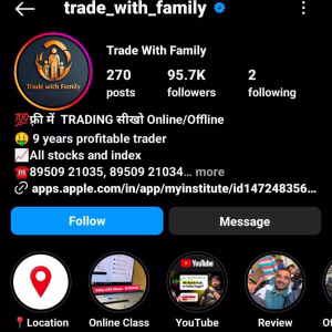 Trade with Family - Stock Market Basic to Advance course
