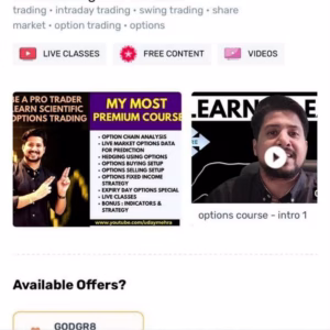 Nifty Prediction  Option Trading Course By Uday Mehra