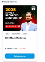 Trader Maven Course - 2025 Maven Mentorship