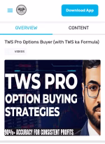 Trade with Sanchit Course - TWS Pro Options Buyer (with TWS ka Formula)