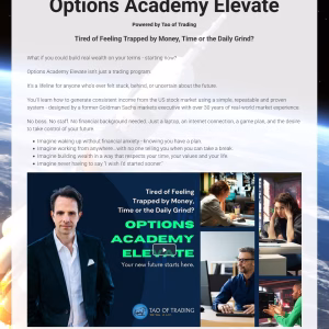 Tao of Trading Course - Simon Ree  – Options Academy Elevate