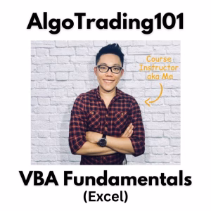AlgoTrading101: Learn VBA Fundamentals (Excel) – Course