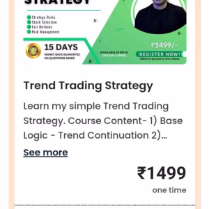 Injeel Ahmed - Trend Trading Startegy