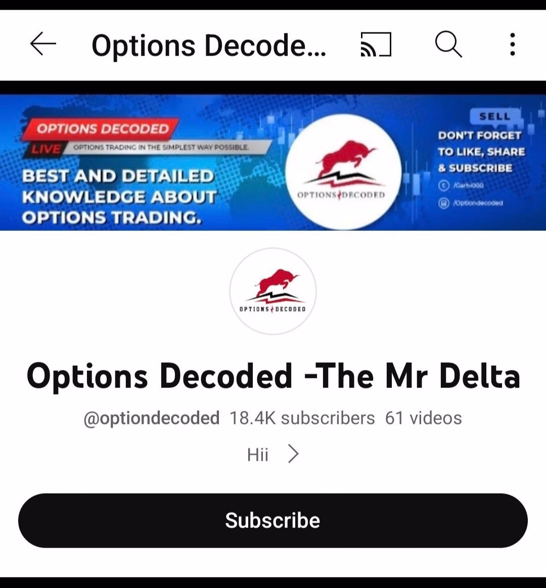 Options Decoded - The Mr Delta - Option Selling Course