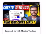 Crypto 0 to 100 Master Trading Course