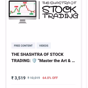 Biharidas Trading THE SHASHTRA OF STOCK TRADING:  “Master the Art & Science of Stock Trading