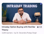 Trade with Dr Devendra Intraday Option Buying With Red Bar Theory